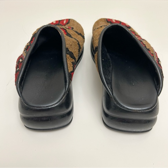 Boho pattern woven clog size 38 EU / 7 US - Picture 5 of 9